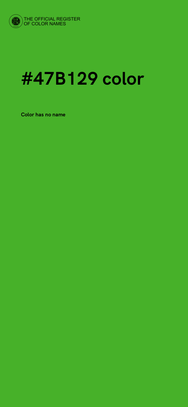 #47B129 color image