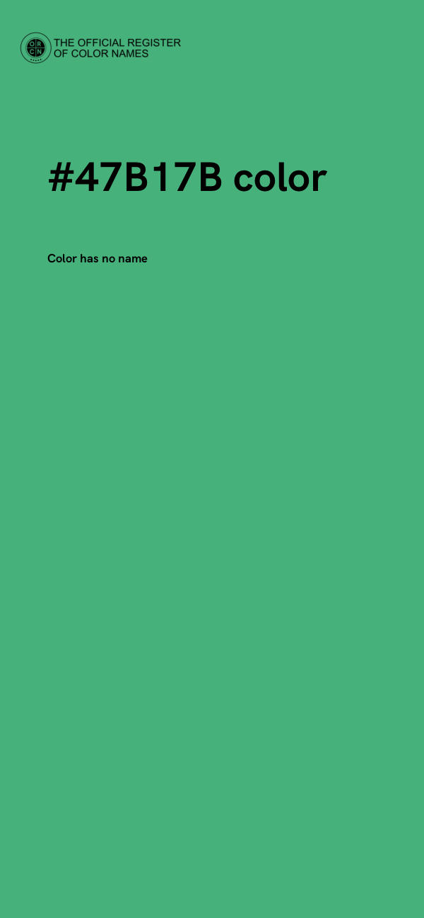 #47B17B color image