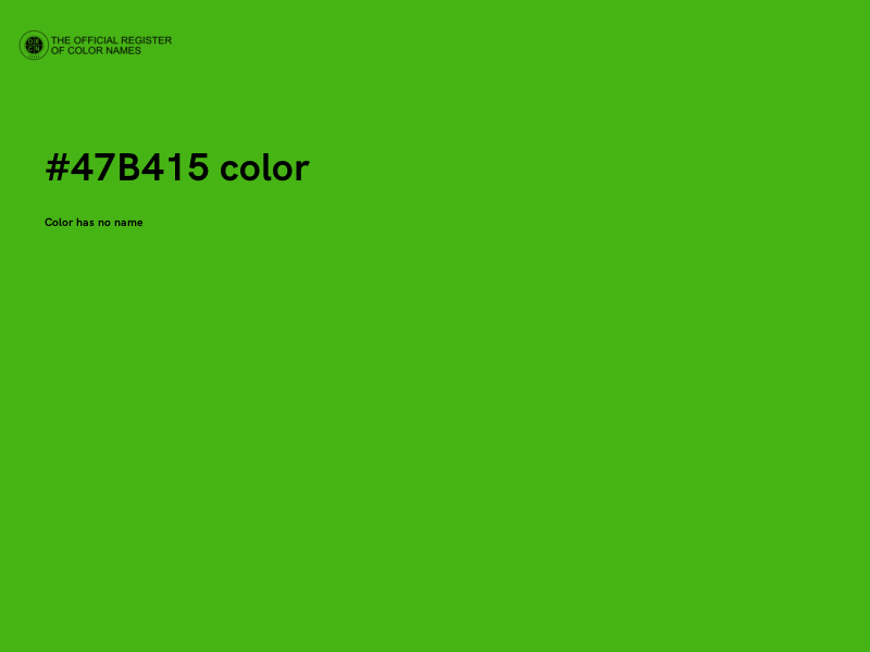 #47B415 color image