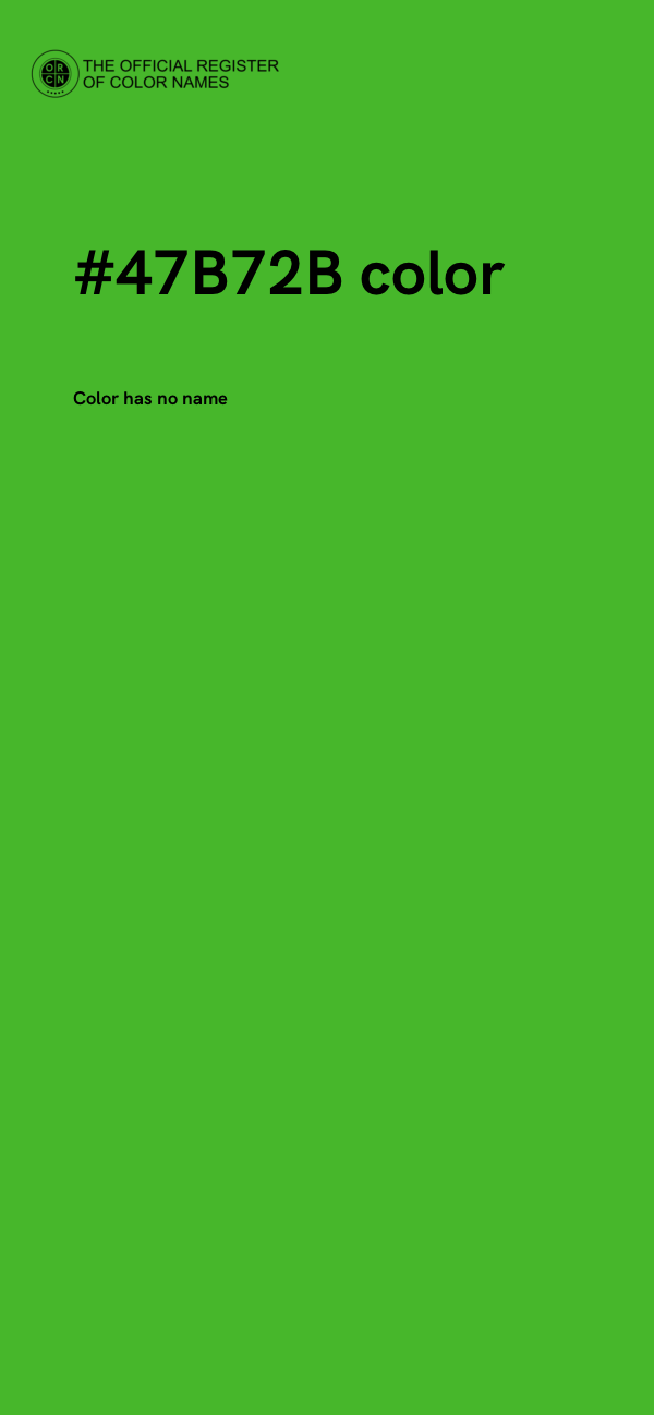 #47B72B color image