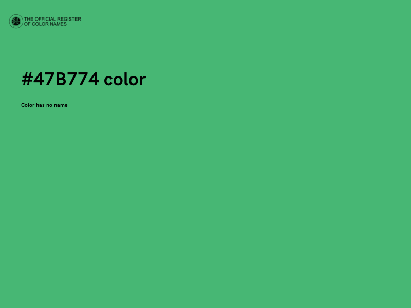 #47B774 color image