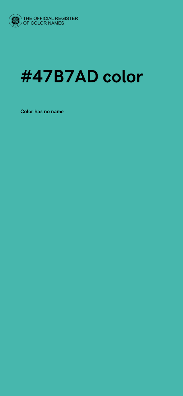 #47B7AD color image