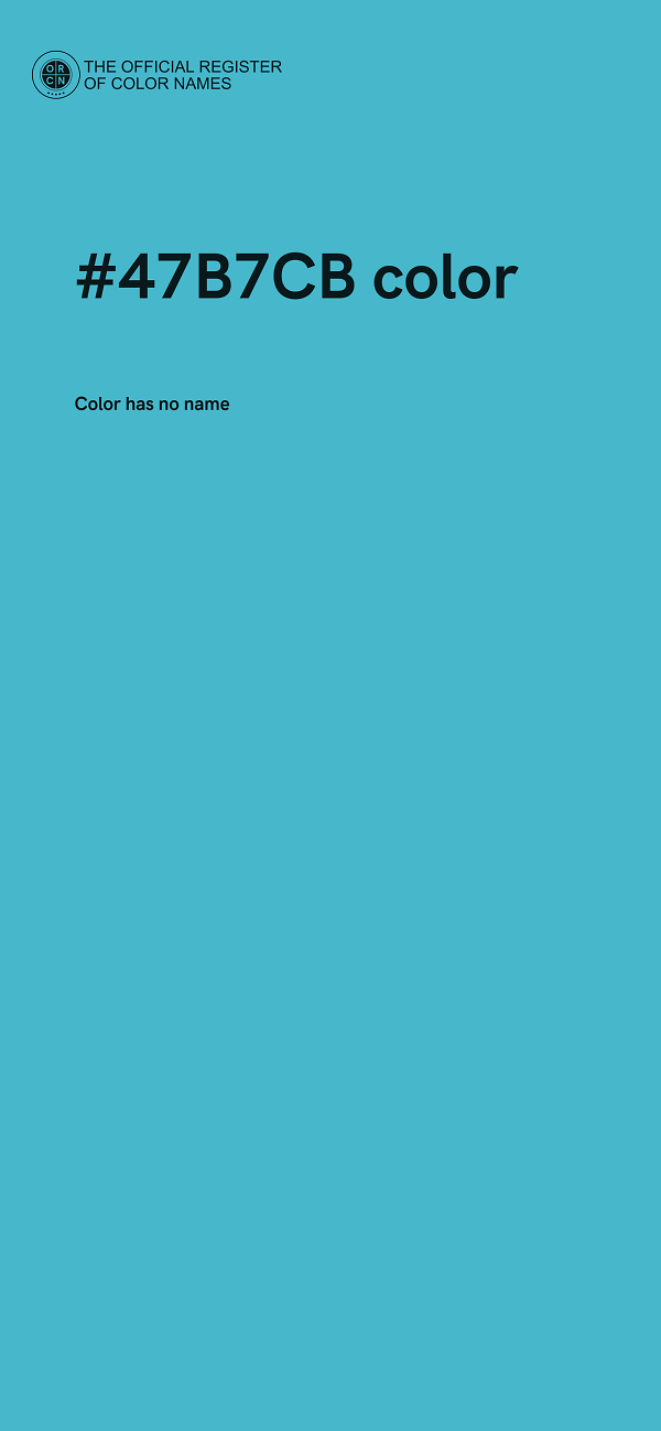 #47B7CB color image