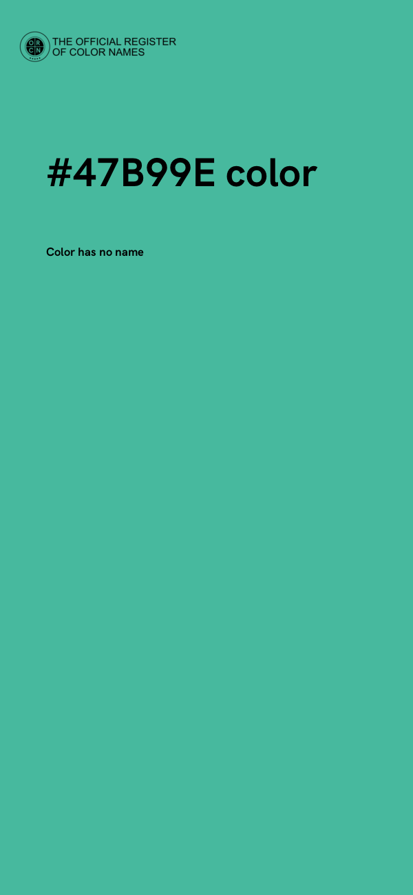 #47B99E color image