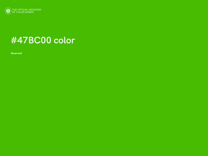 #47BC00 color image