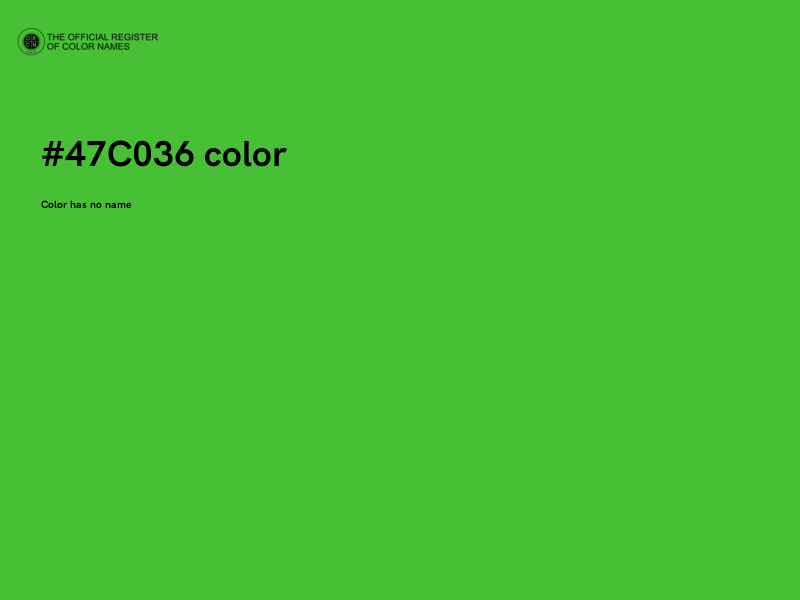 #47C036 color image