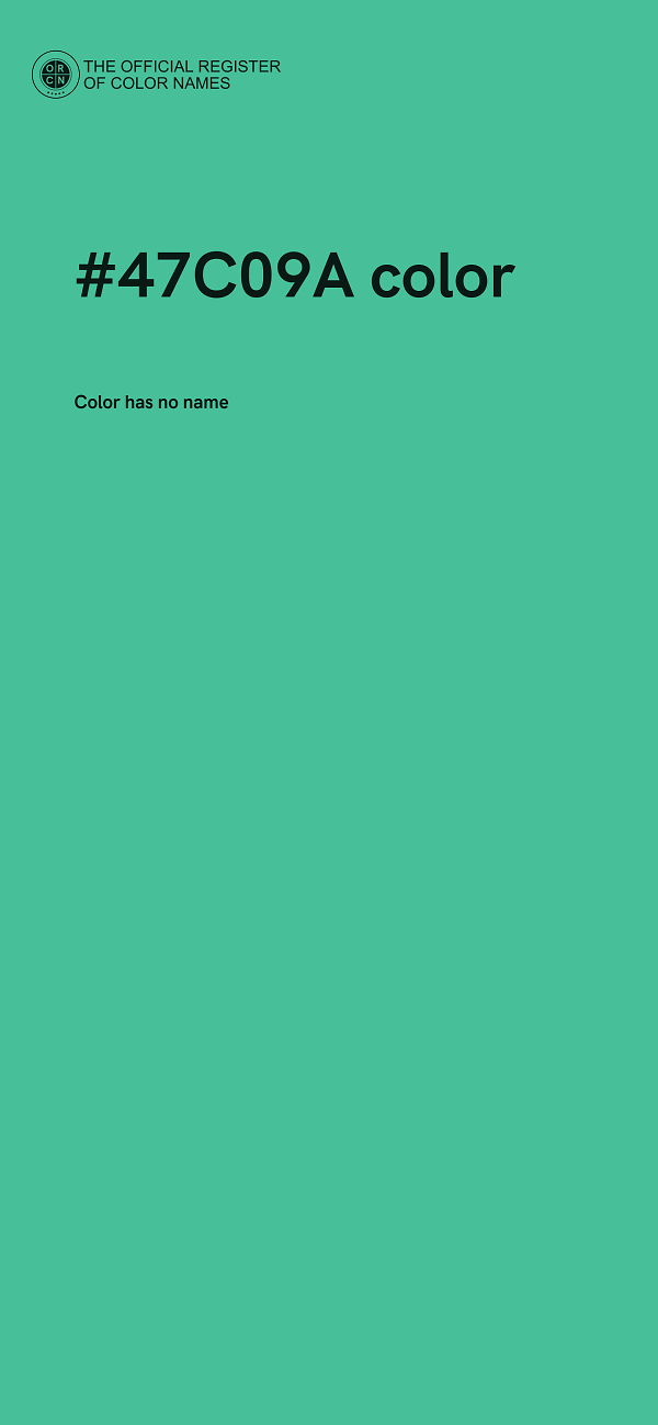 #47C09A color image