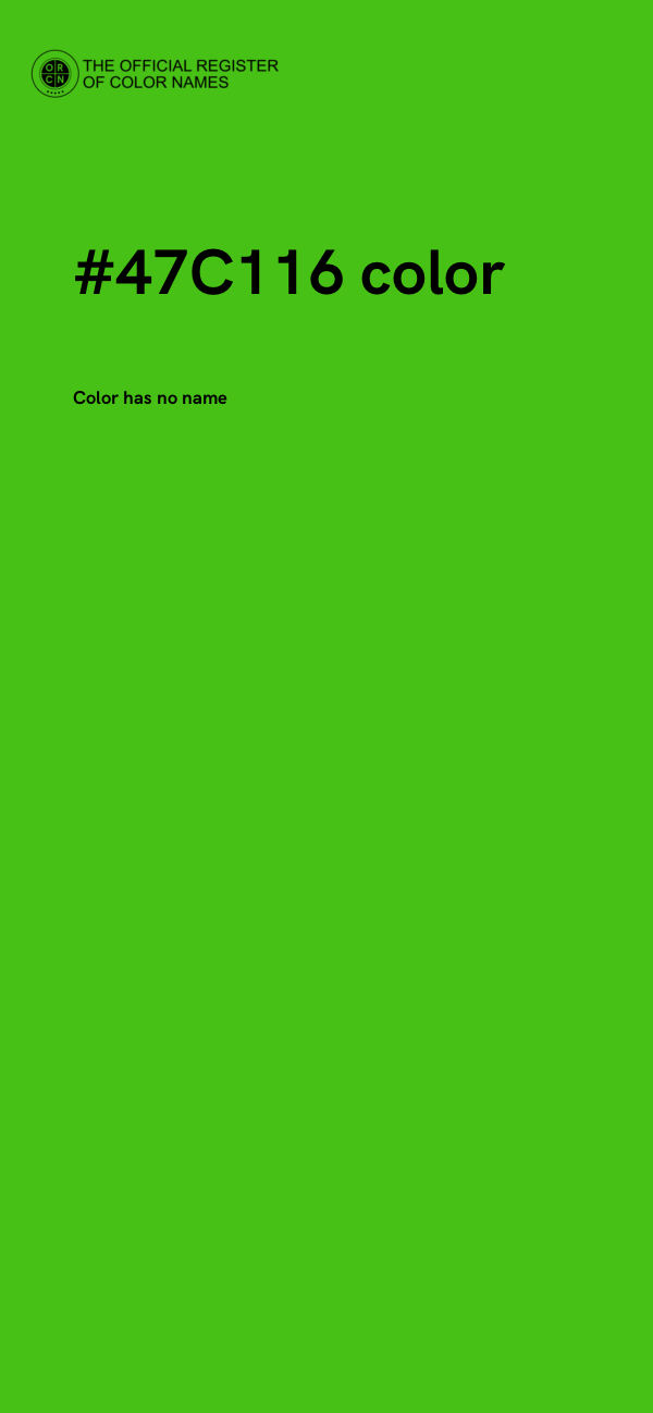 #47C116 color image
