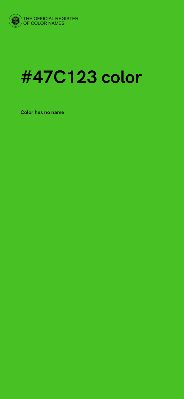 #47C123 color image