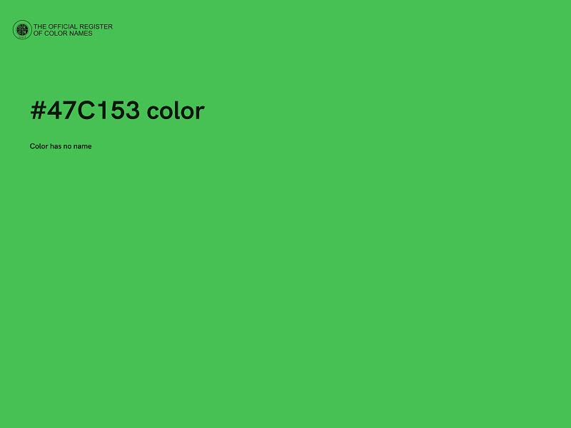#47C153 color image