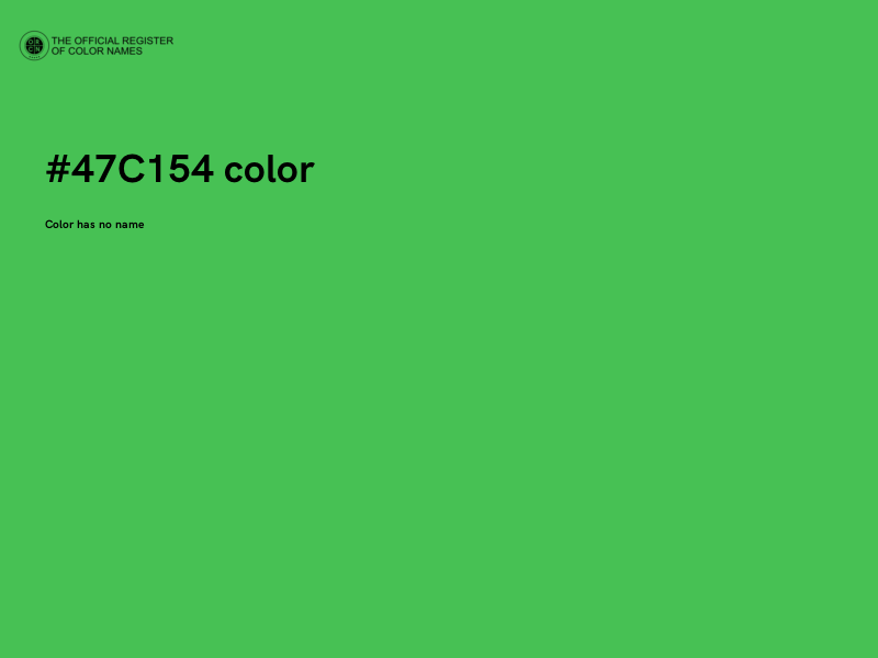 #47C154 color image