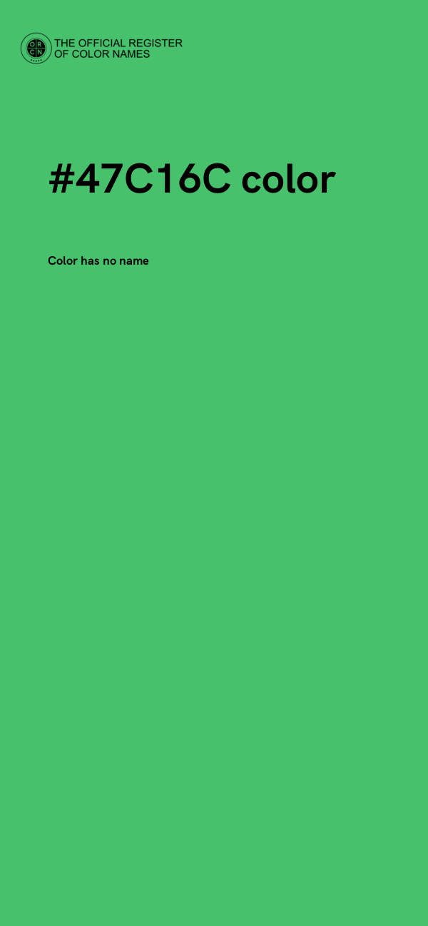 #47C16C color image