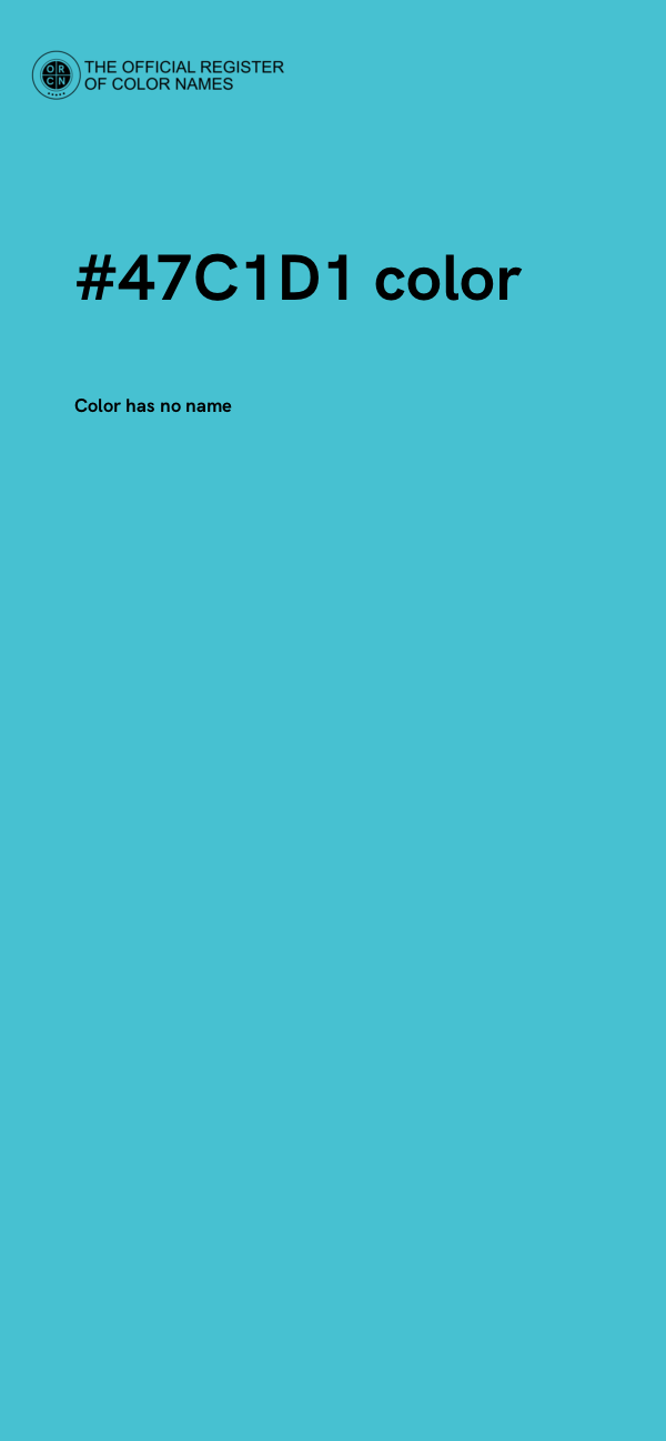 #47C1D1 color image