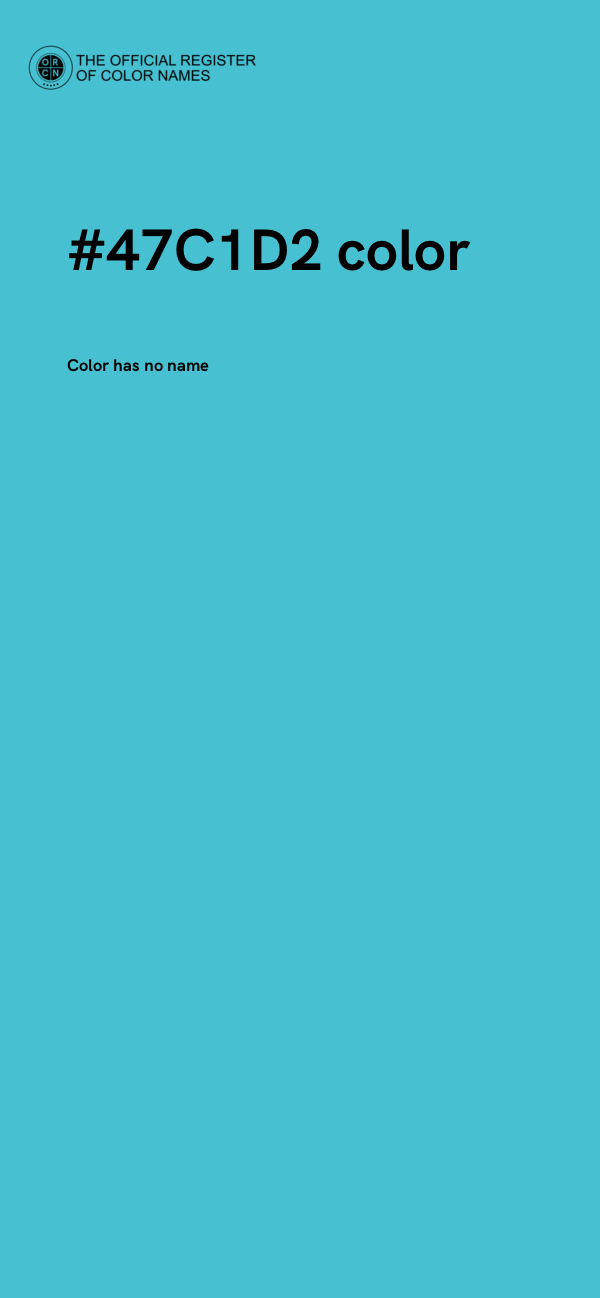 #47C1D2 color image