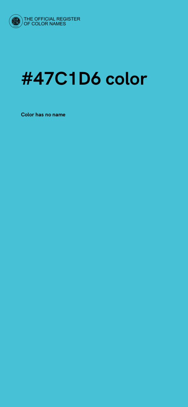 #47C1D6 color image
