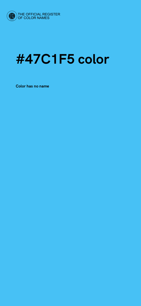 #47C1F5 color image