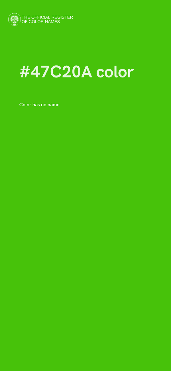 #47C20A color image