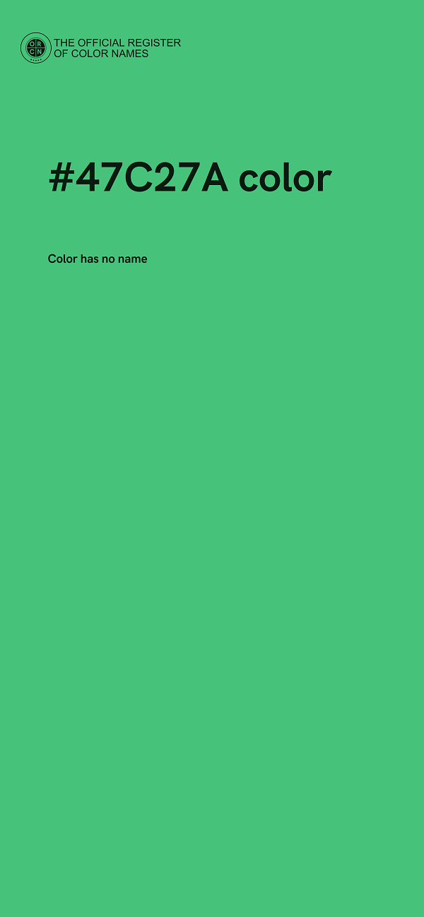 #47C27A color image