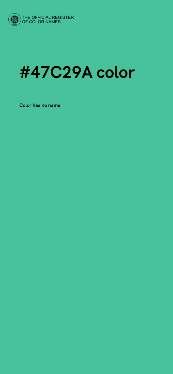#47C29A color image