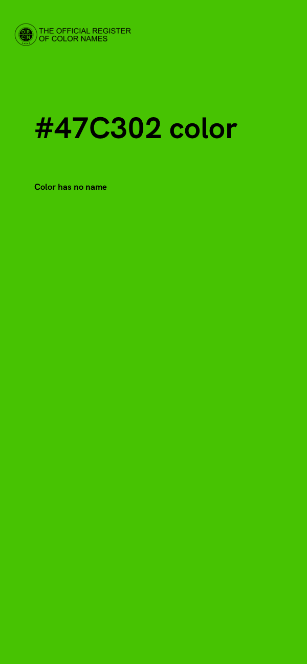 #47C302 color image