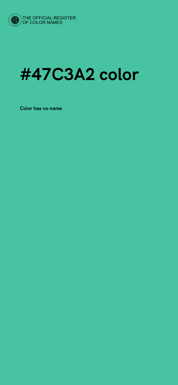 #47C3A2 color image