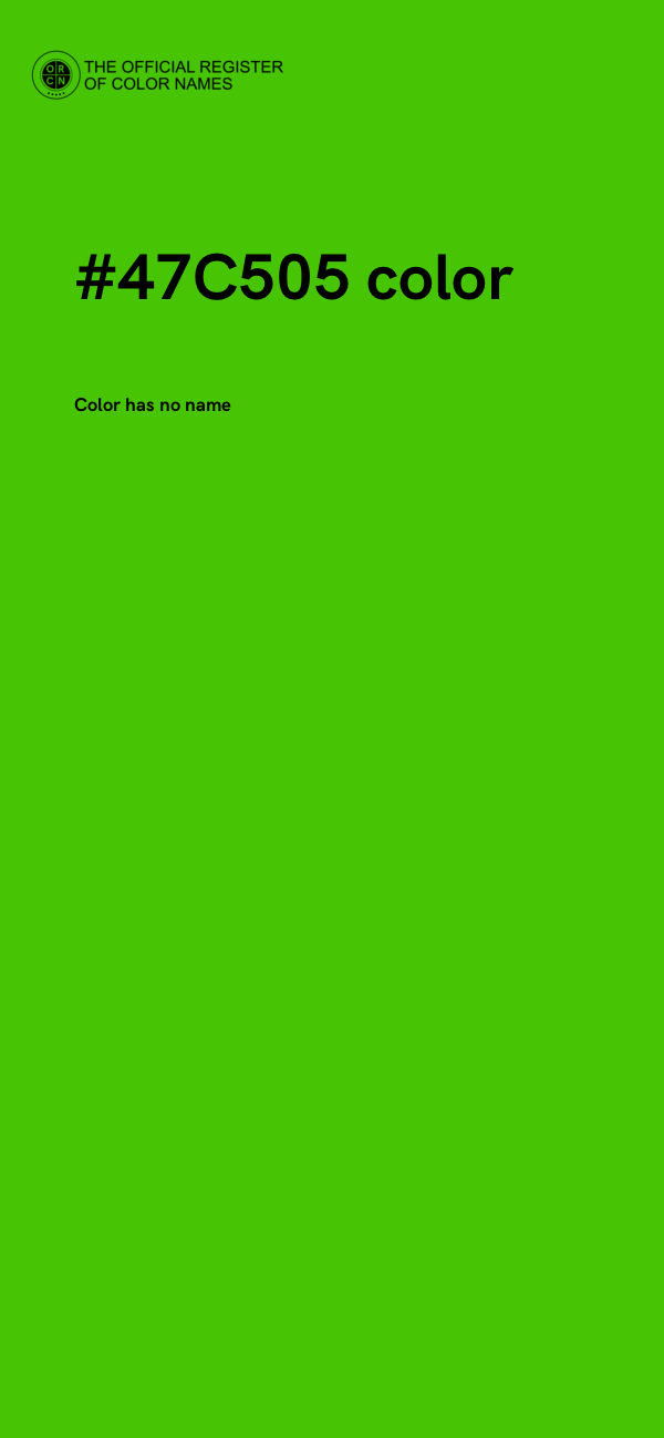 #47C505 color image