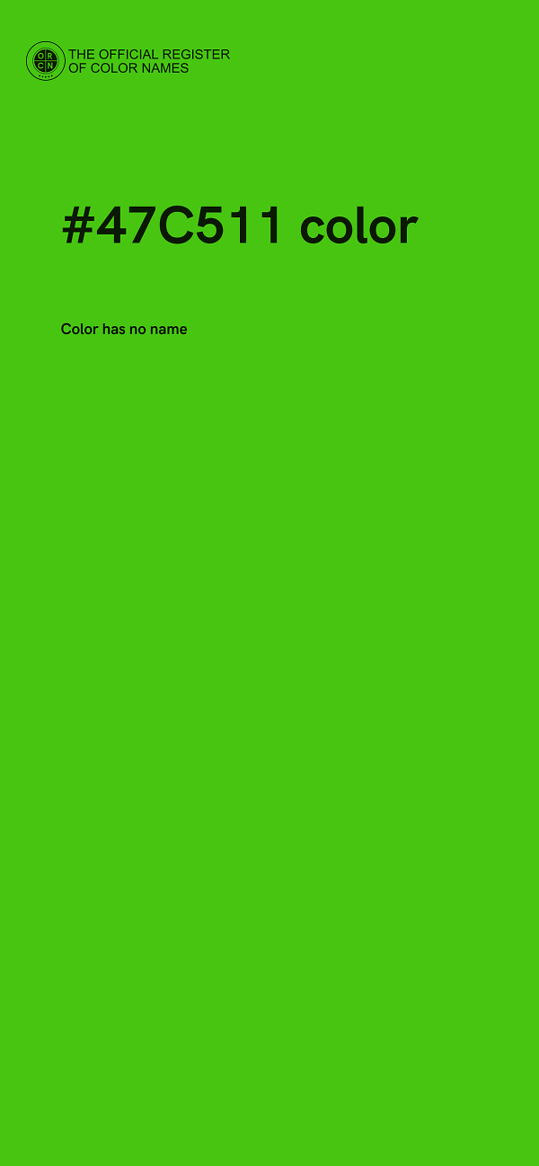 #47C511 color image