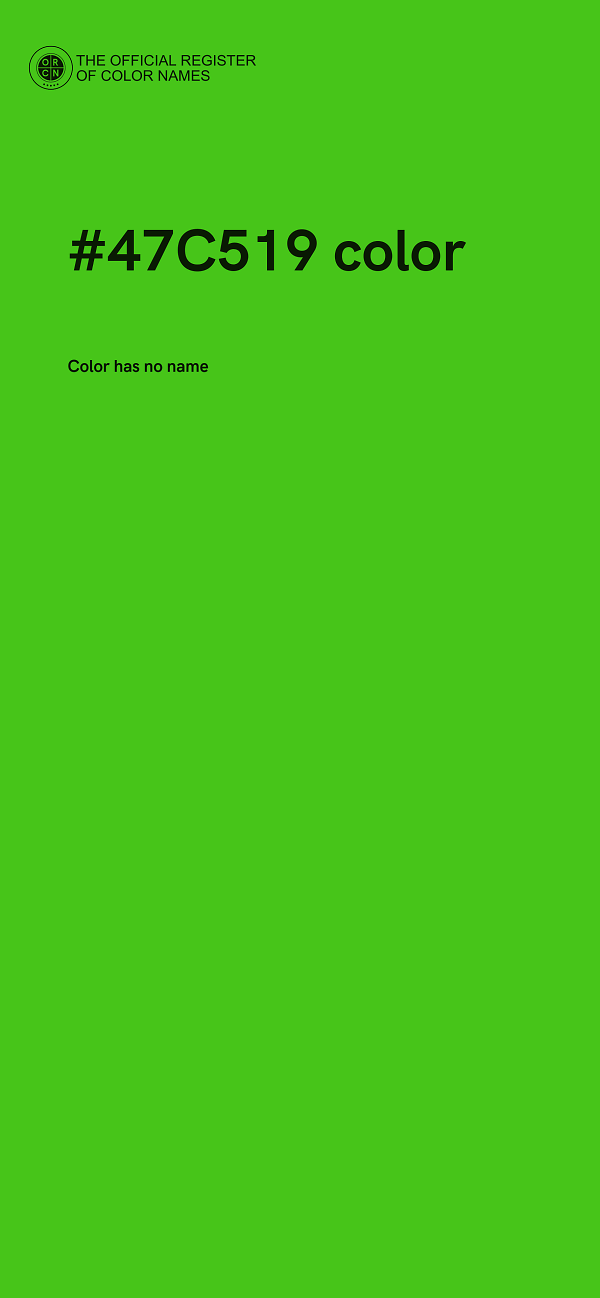 #47C519 color image
