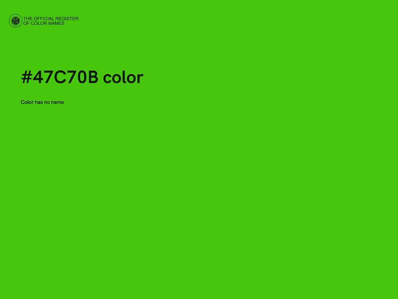 #47C70B color image