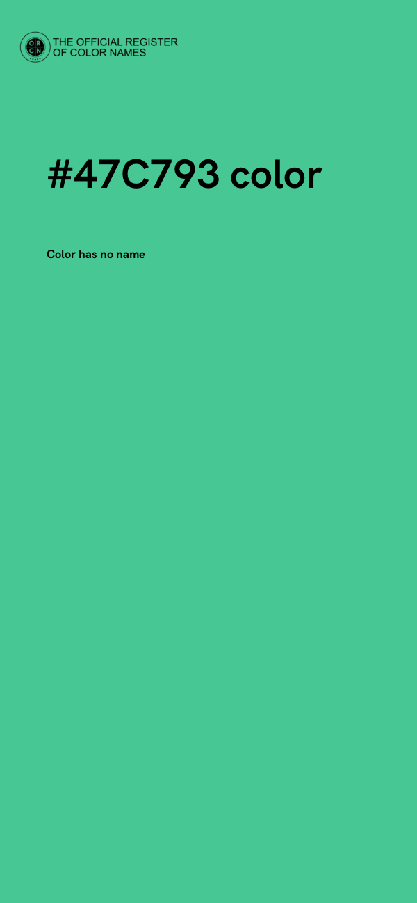 #47C793 color image