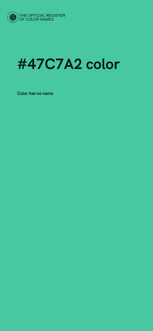 #47C7A2 color image