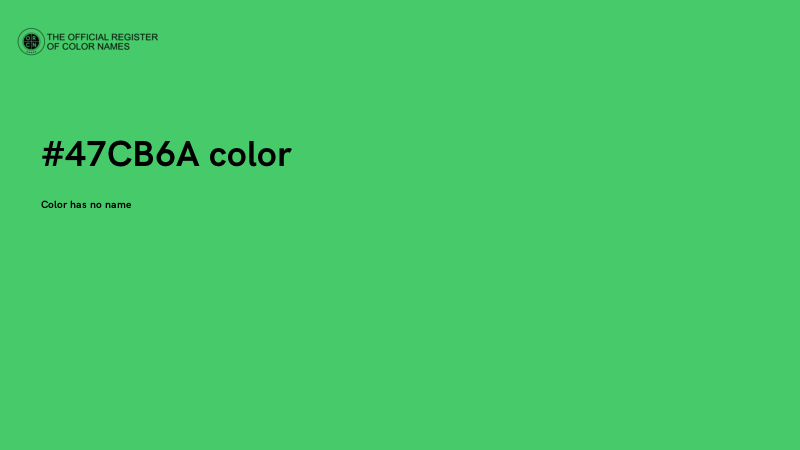 #47CB6A color image