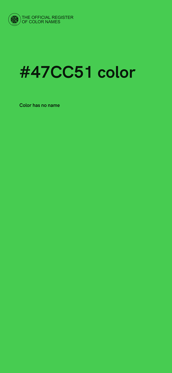#47CC51 color image