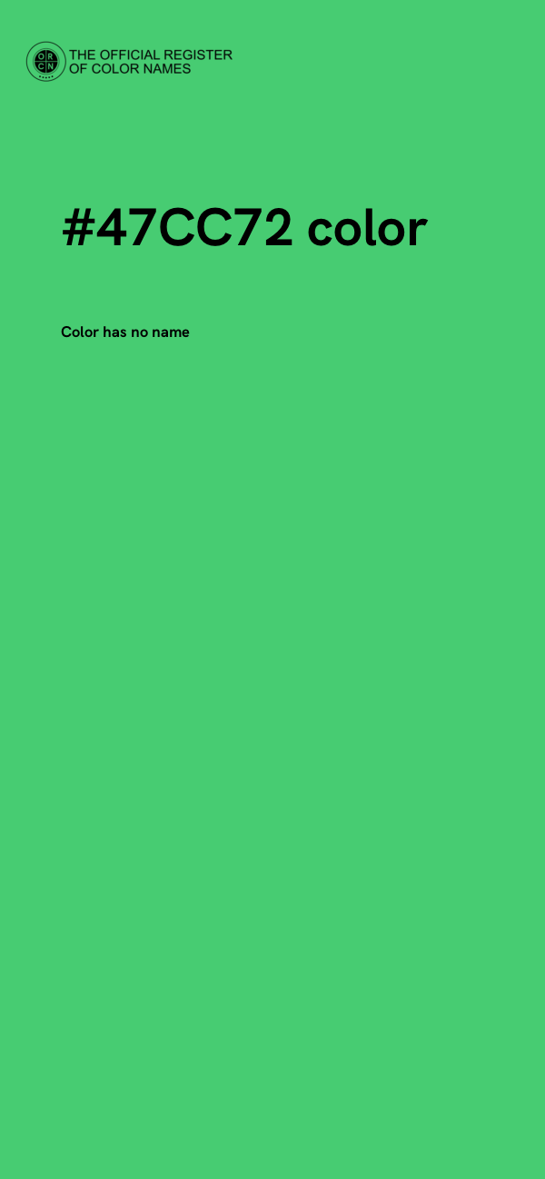 #47CC72 color image