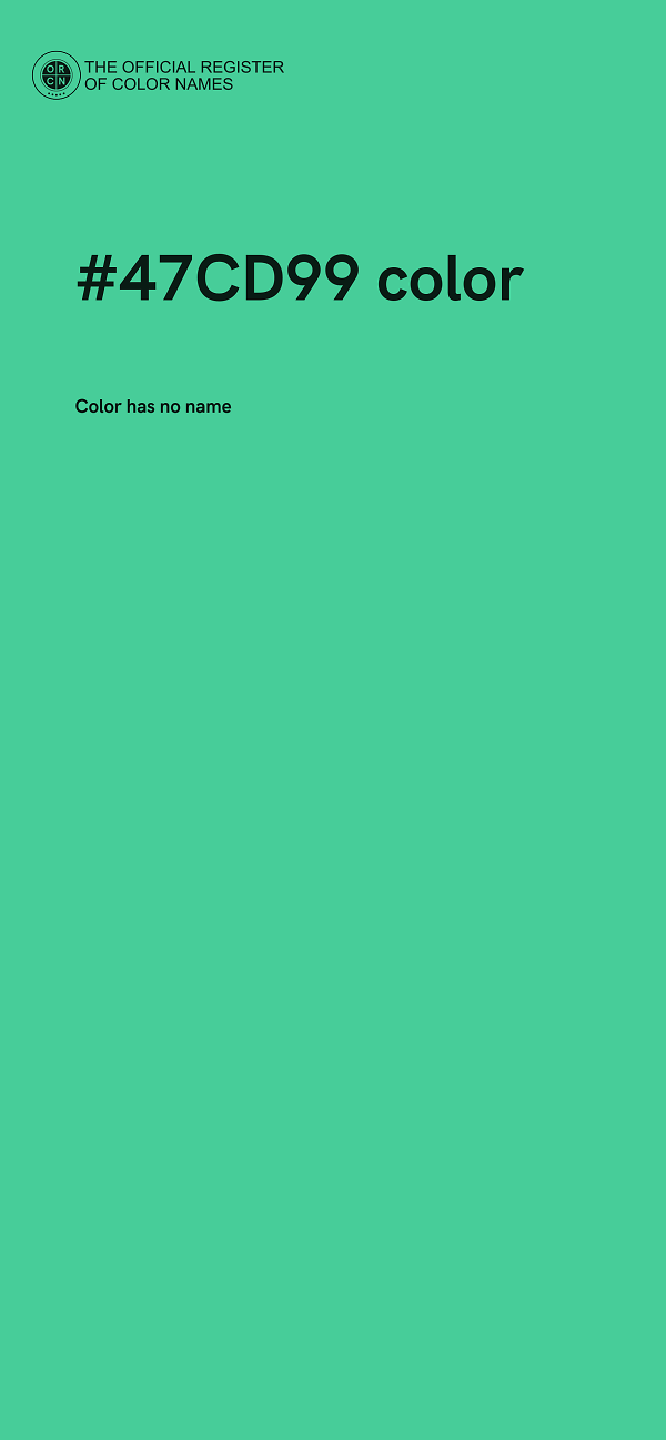 #47CD99 color image