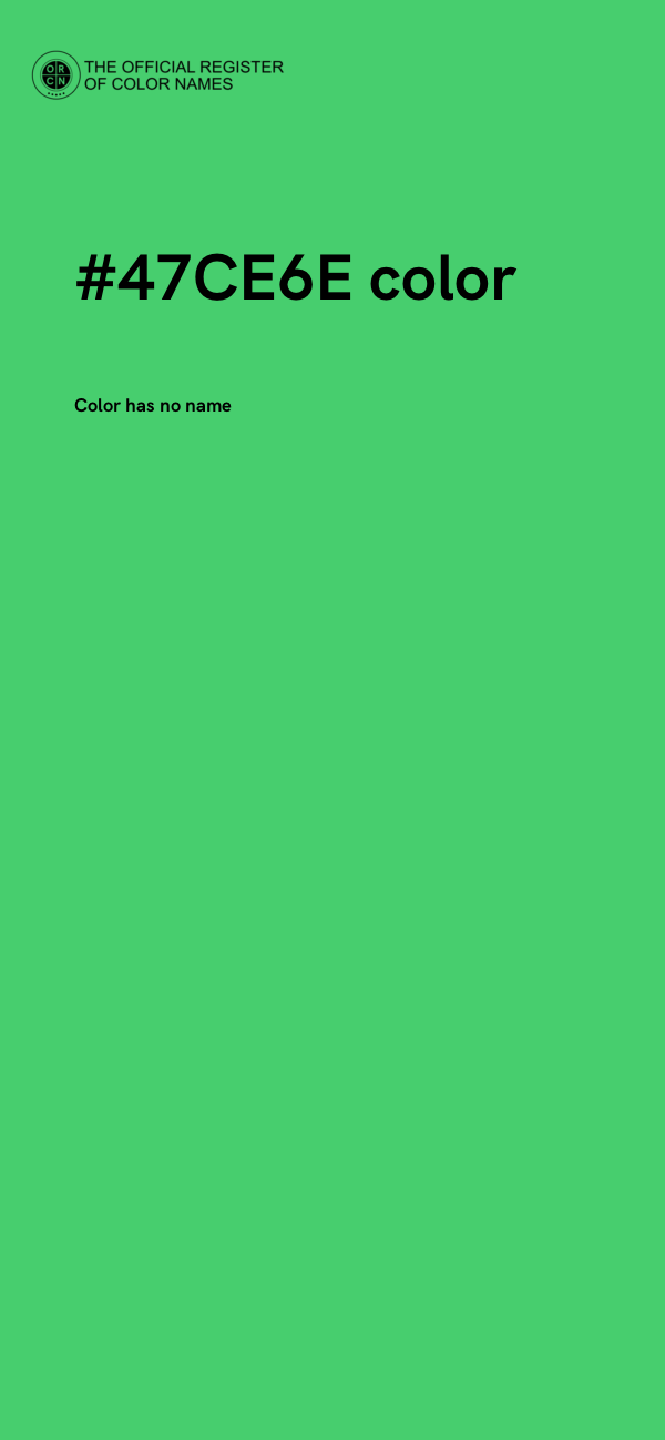 #47CE6E color image