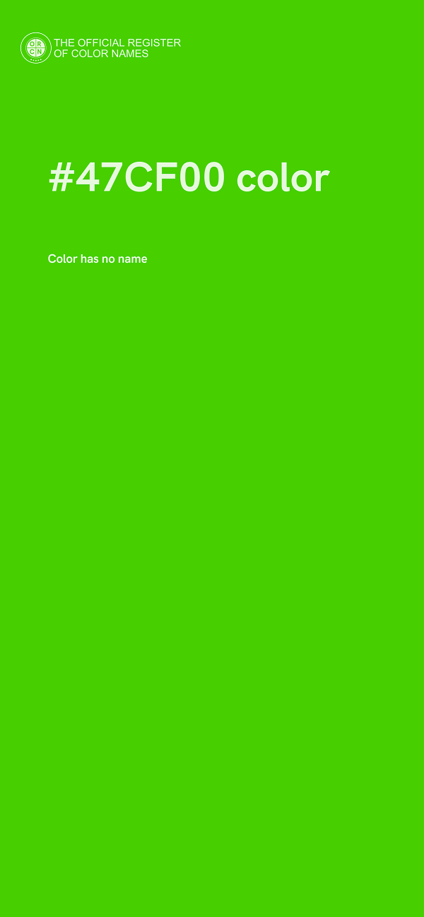 #47CF00 color image