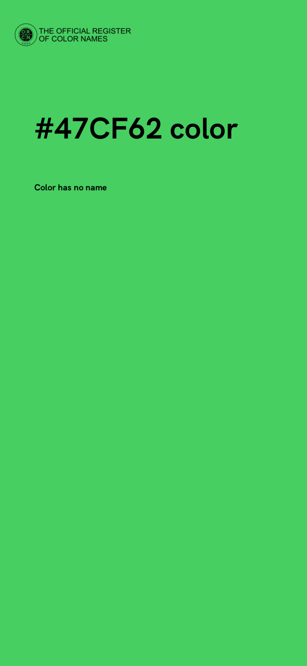 #47CF62 color image