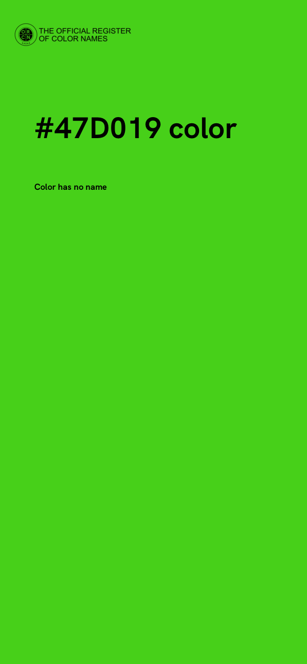 #47D019 color image