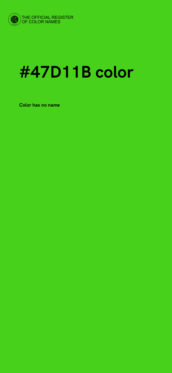 #47D11B color image