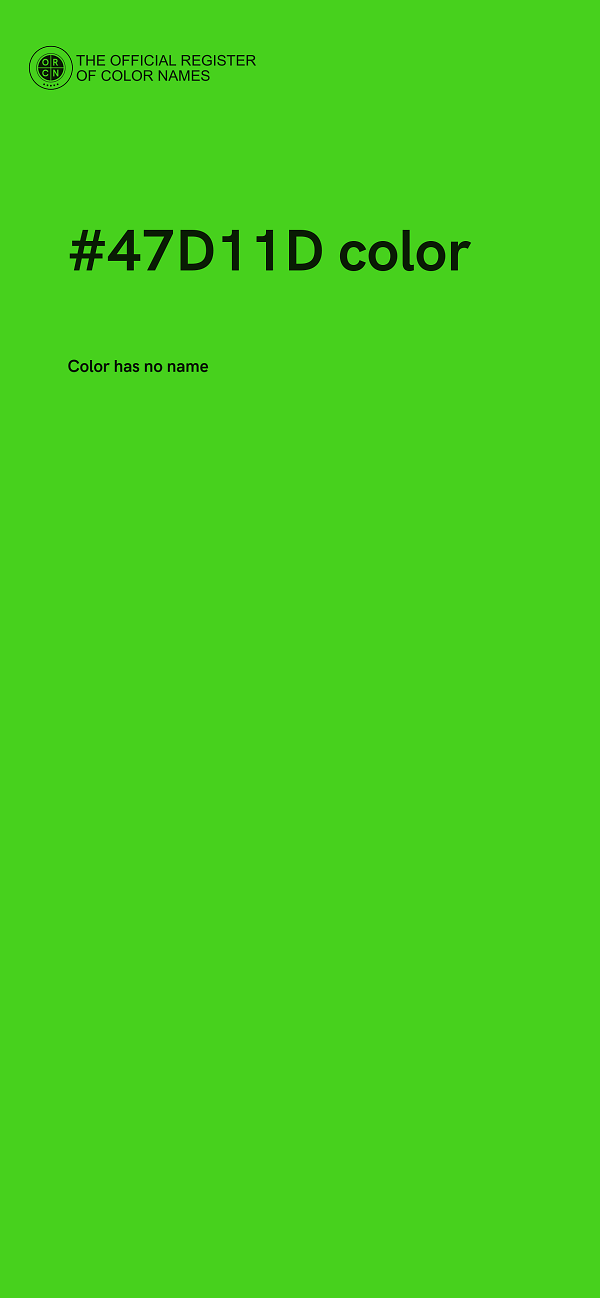 #47D11D color image