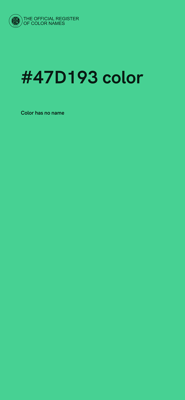 #47D193 color image