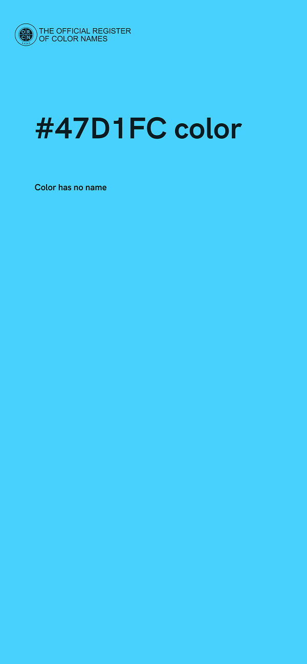 #47D1FC color image