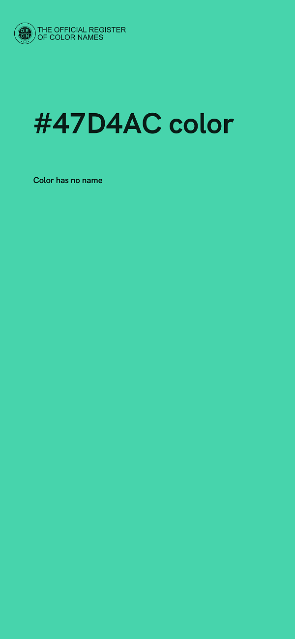 #47D4AC color image