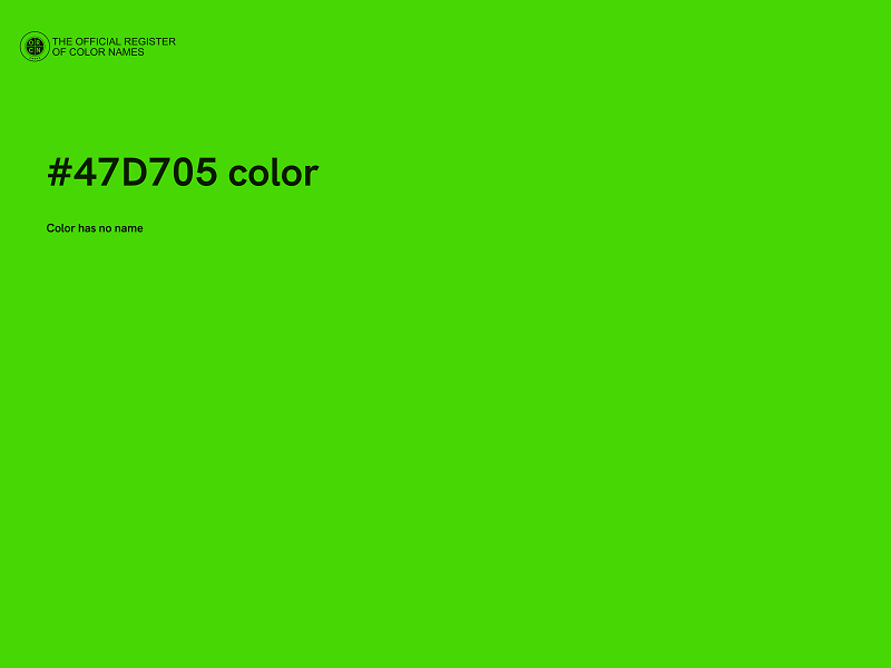 #47D705 color image
