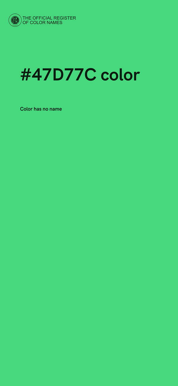 #47D77C color image
