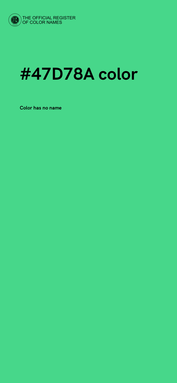#47D78A color image