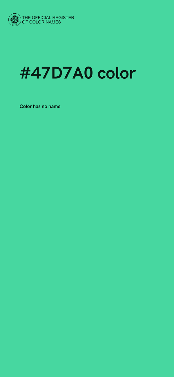 #47D7A0 color image