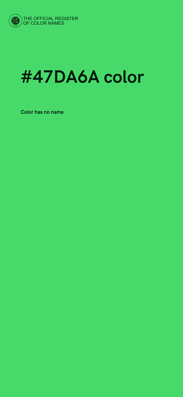 #47DA6A color image
