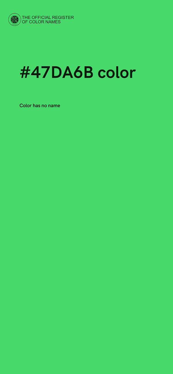#47DA6B color image